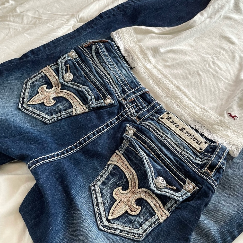 womens Rock Revival bootcut jeans